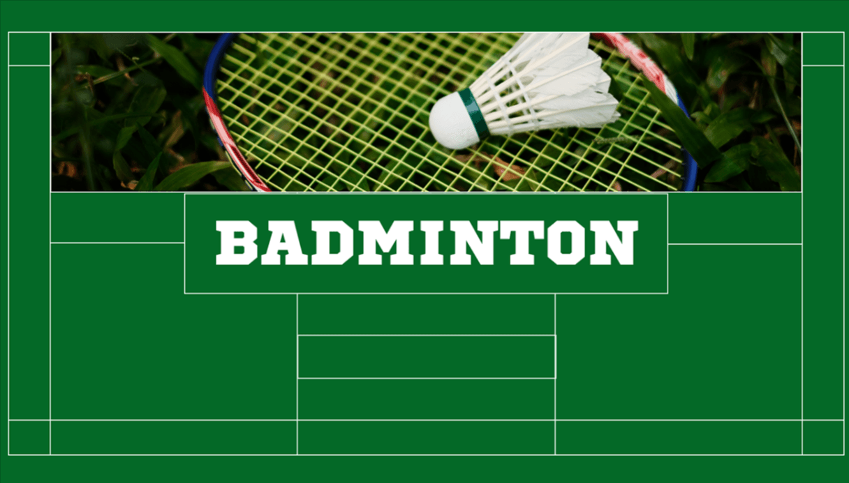 Badminton court render